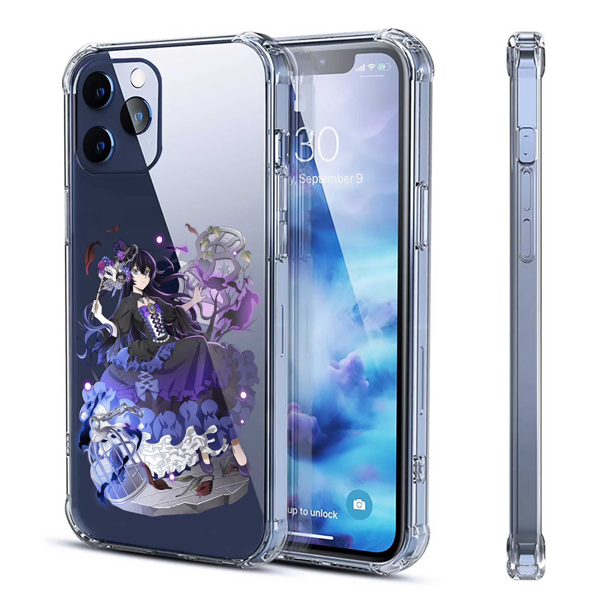 （画像用） 文豪ストレイドッグス Bungo Stray Dogs 【iPhone 12シリーズ対応】透明スマホケース（クリアソフトケース）